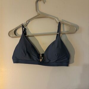 Blue Triangle Bikini with Adjustable Straps